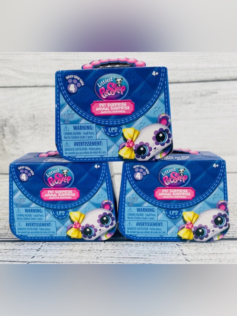 Littlest Pet Shop LPS G7 Series 4 Wave 4 (Lot Of 3) Mystery Boxes 2025 New
